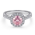 Damen Verlobungsring mit elegantem quadratischem Aquamarin und Zirkonia-Besatz Shop Nory