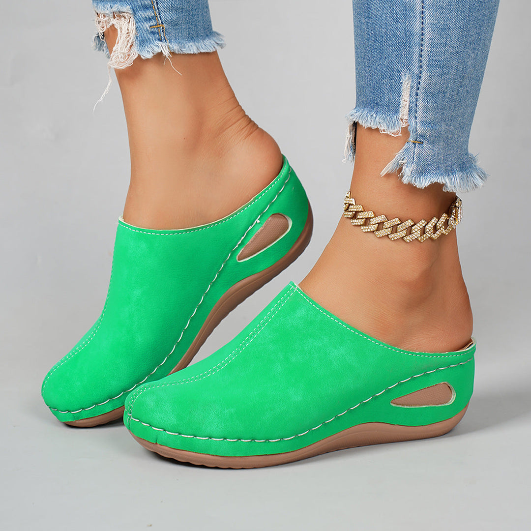Damen Mules mit ergonomischem Fußbett und modischem Schnitt