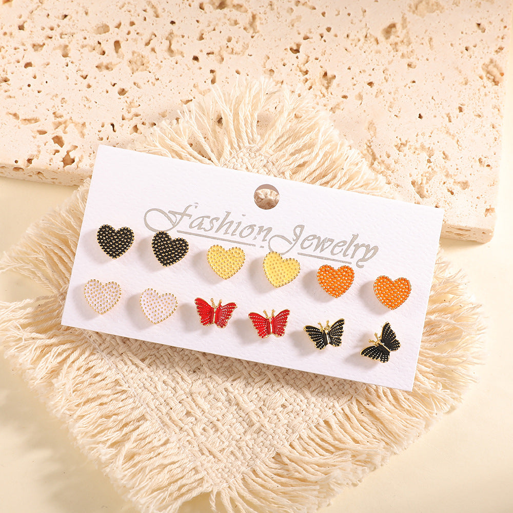 Damen Ohrstecker Set mit fruchtigem Design Shop Nory