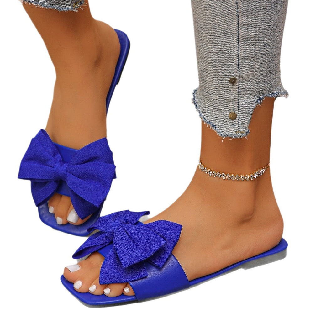Damen Komfortable und stilvolle Sandalen mit Schleifendetail