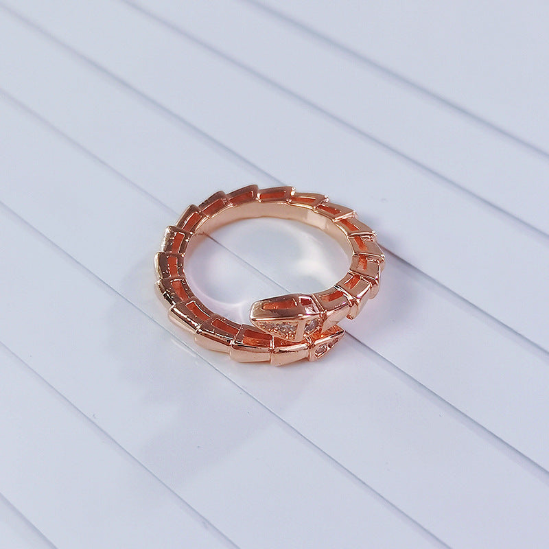Damen Edelstahl Ring mit modernem, gleitendem Design Shop Nory