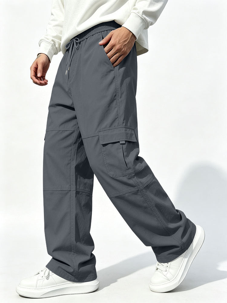 Herren Cargohose mit weitem Schnitt und elastischem Bund Shop Nory