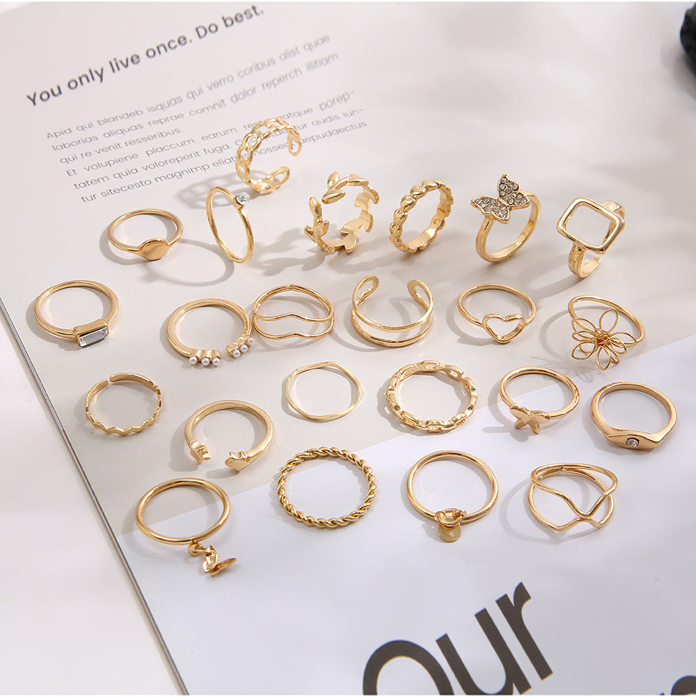 Damen modisches Ringset Shop Nory
