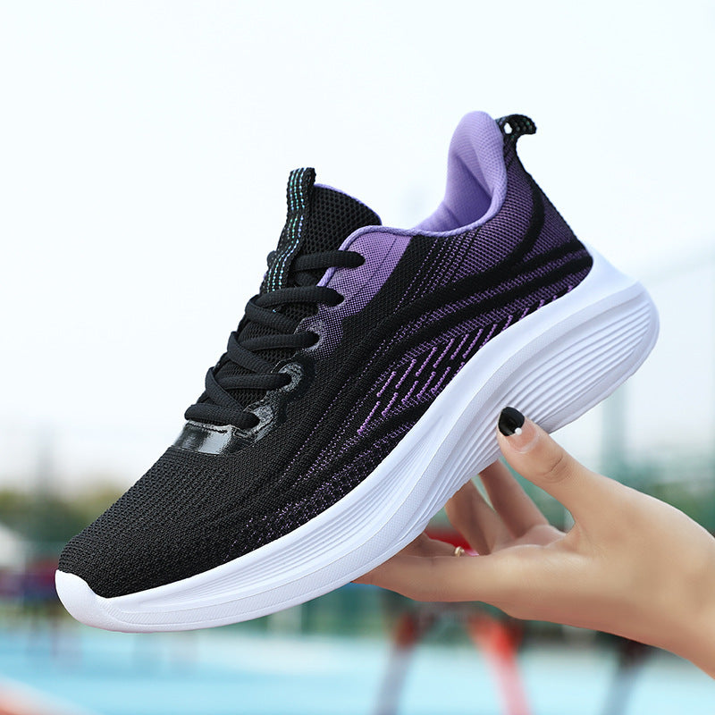 Damen Strick-Sportsneaker mit ergonomischer Formgedächtnis-Schaum-Einlegesohle und profilierter Leichtsohle Shopy Nory