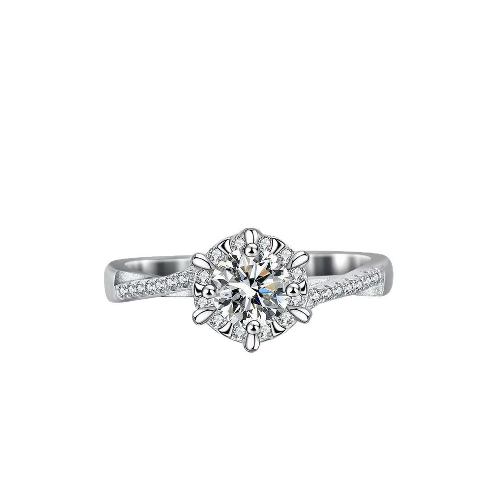 Damen Eleganter Ring mit gewellter Oberfläche Shop Nory