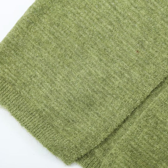 Damen Oversize Strickcardigan mit Ballonärmeln und gestreifter Einfass-Knopfleiste Shop Nory