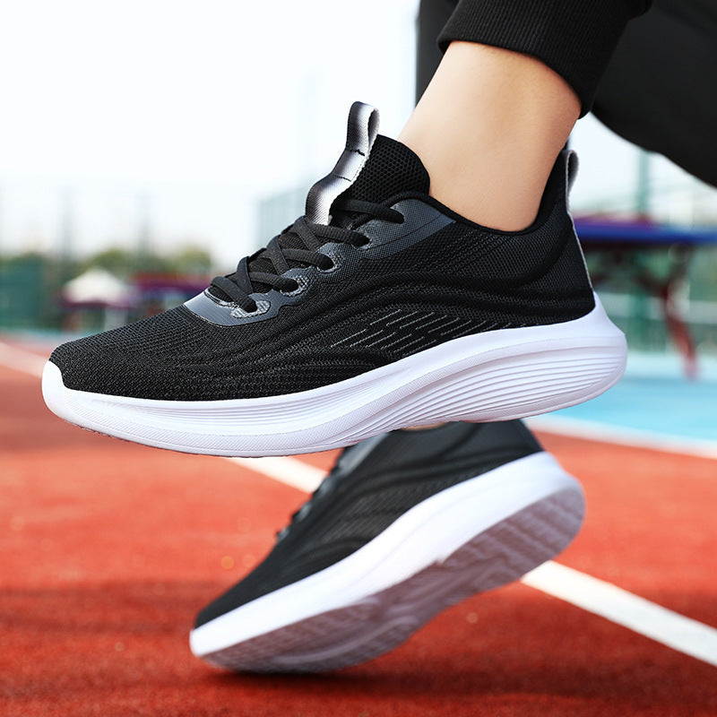 Damen Strick-Sportsneaker mit ergonomischer Formgedächtnis-Schaum-Einlegesohle und profilierter Leichtsohle Shopy Nory