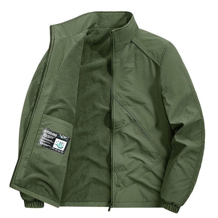 Herren Leichte Übergangsjacke mit Fleece-Futter Shop Nory