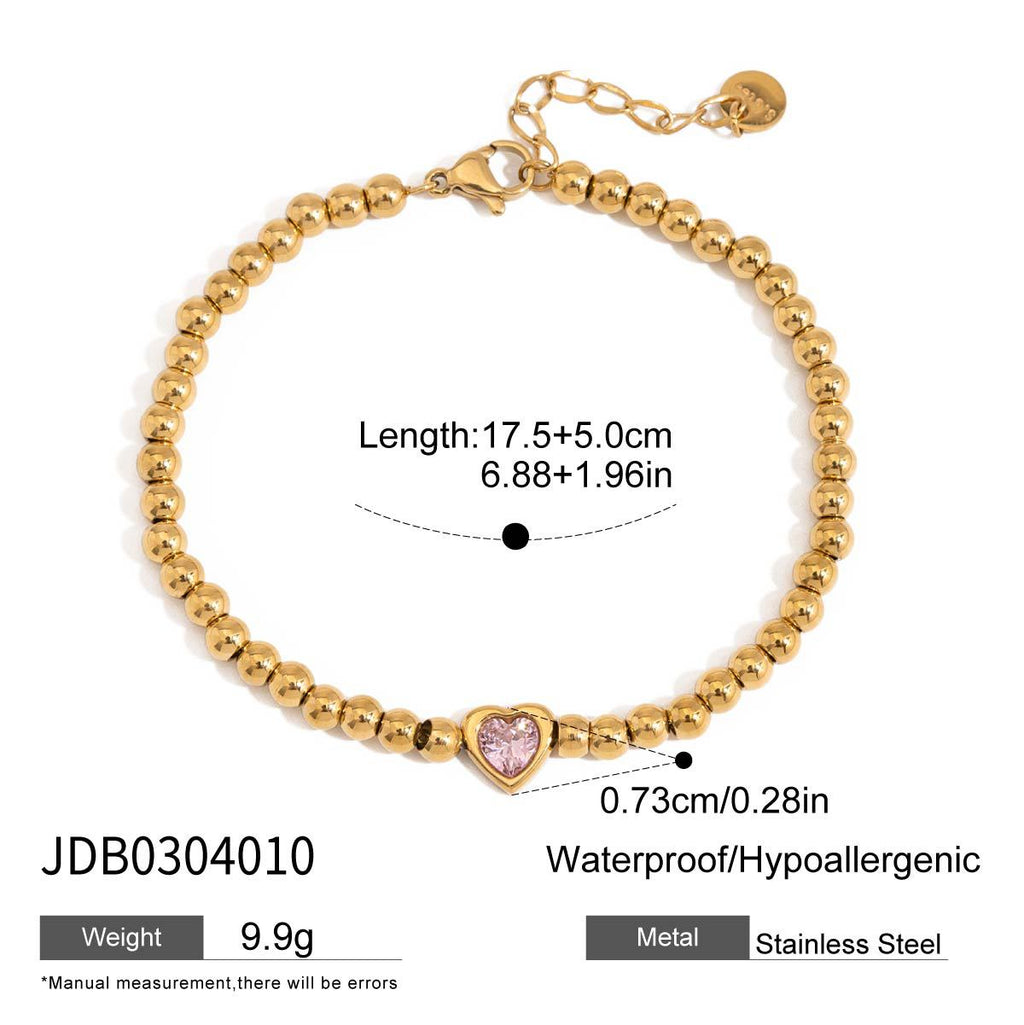 Damen Armband mit funkelnden Zirkonia und wasserfestem, hypoallergenem Design Shop Nory