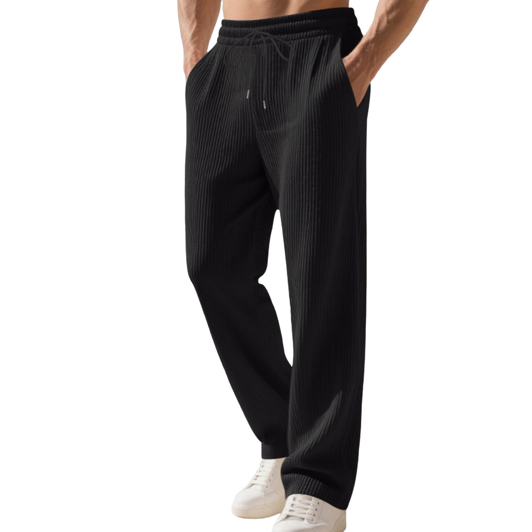 Herren Relaxed-Fit Strick-Jogginghose mit feiner Rippstruktur Shop Nory