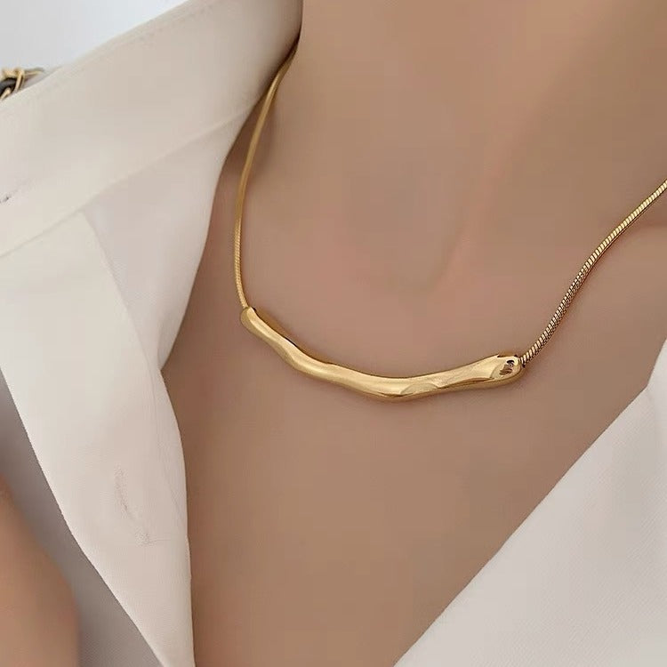Damen Moderne Minimalistische Choker Halskette Shop Nory