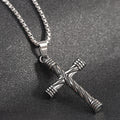 Herren Kette mit kunstvollem Kreuzanhänger Shop Nory