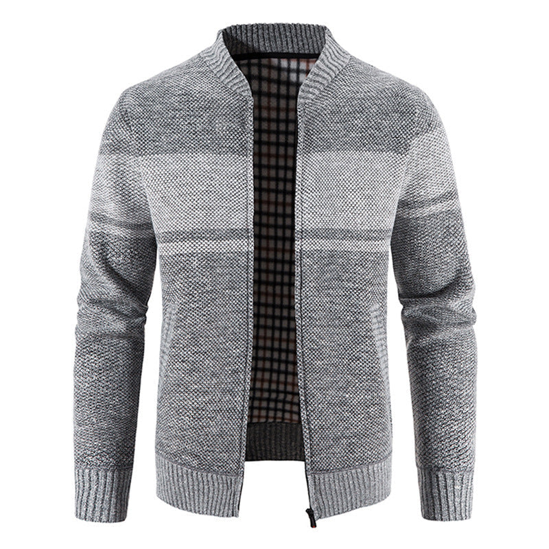 Herren modische Strickjacke mit strukturiertem Design