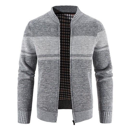 Herren modische Strickjacke mit strukturiertem Design