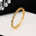 Damen Offener Ring mit elegantem, geschwungenem Design Shop Nory