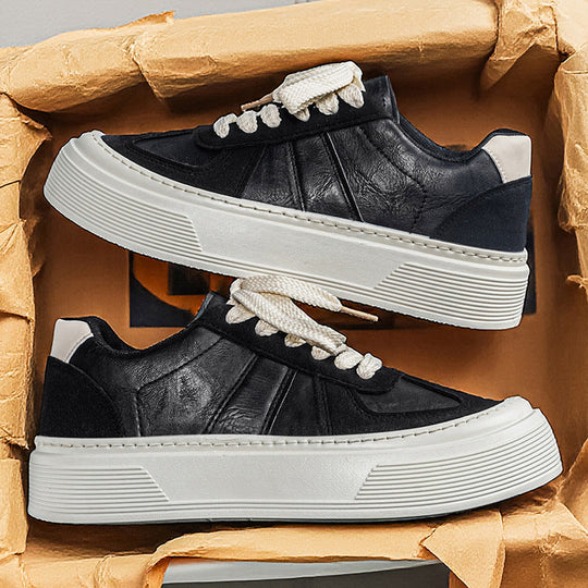 Damen Chunky Sneakers aus hochwertigem Leder mit innovativer Dämpfungstechnologie