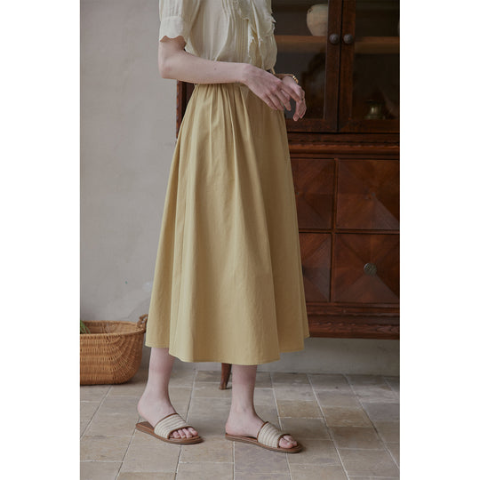 Damen Langer, luftiger Rock mit hohem Bund Shop Nory