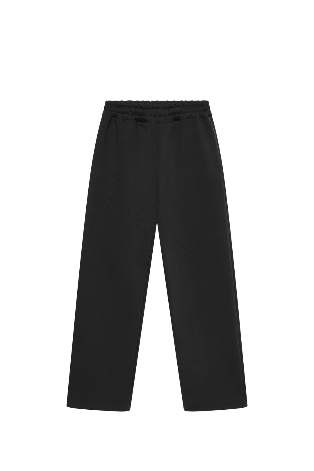 Damen nan weite High‑Waist Loungehose mit hohem Komfortbund, verdeckten Seitentaschen und geradem Bein Shop Nory