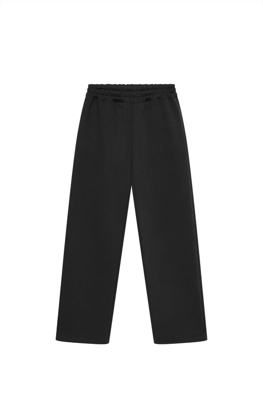 Damen nan weite High‑Waist Loungehose mit hohem Komfortbund, verdeckten Seitentaschen und geradem Bein Shop Nory