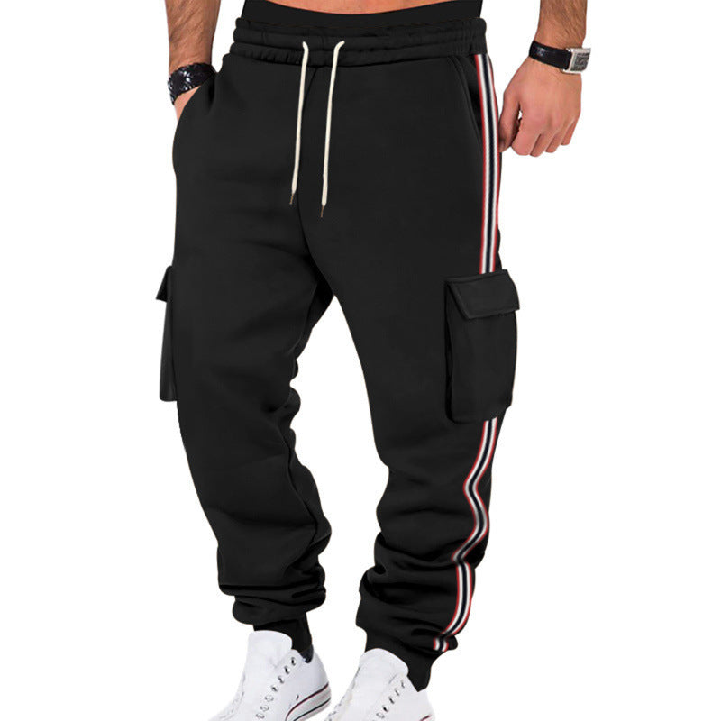 Herren Cargo-Joggerhose mit seitlichen Klapp‑Cargotaschen, Tunnelzug & Rippbündchen Shop Nory