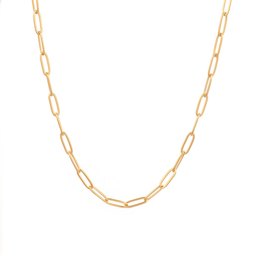 Damen stilvolle Kette mit modernen Gliedern Shop Nory