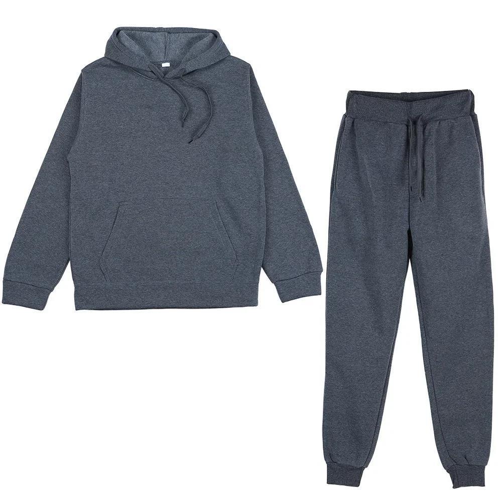 Unisex weiches Lounge-Set mit Oversize-Hoodie, taillenhoher Jogginghose und geripptem Knöchelabschluss Shop Nory