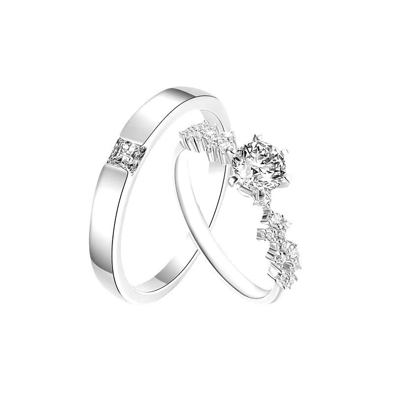 Damen minimalistischer Ring mit funkelndem Zirkonia Shop Nory