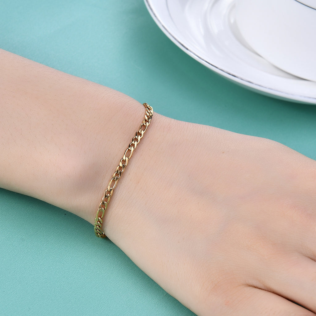 Damen Armband mit modernem Glieder-Design und verstellbarem Verschluss Shop Nory
