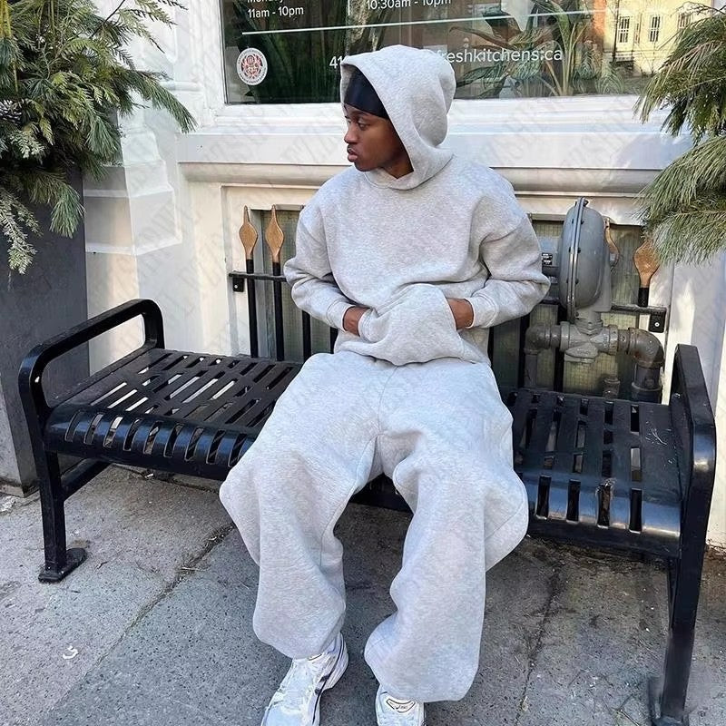 Herren nan urbaner Boxy-Hoodie mit verkürztem Rumpf, überschnittener Schulter und weichem Fleece-Innenfutter Shop Nory