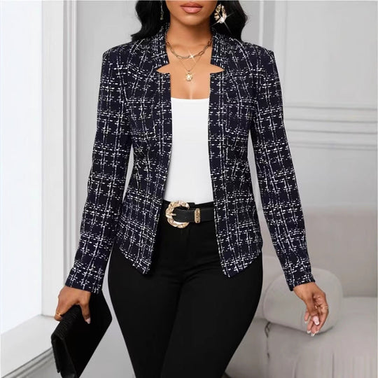 Damen raffinierte Business-Blazerjacke