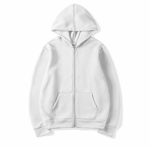 Damen Kapuzensweatshirt mit durchgehendem Reißverschluss und seitlichen Taschen