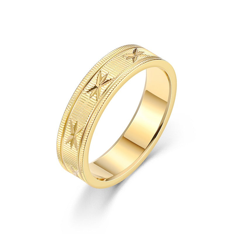 Herren Ring mit kunstvollen Gravuren und eleganter Oberfläche Shop Nory