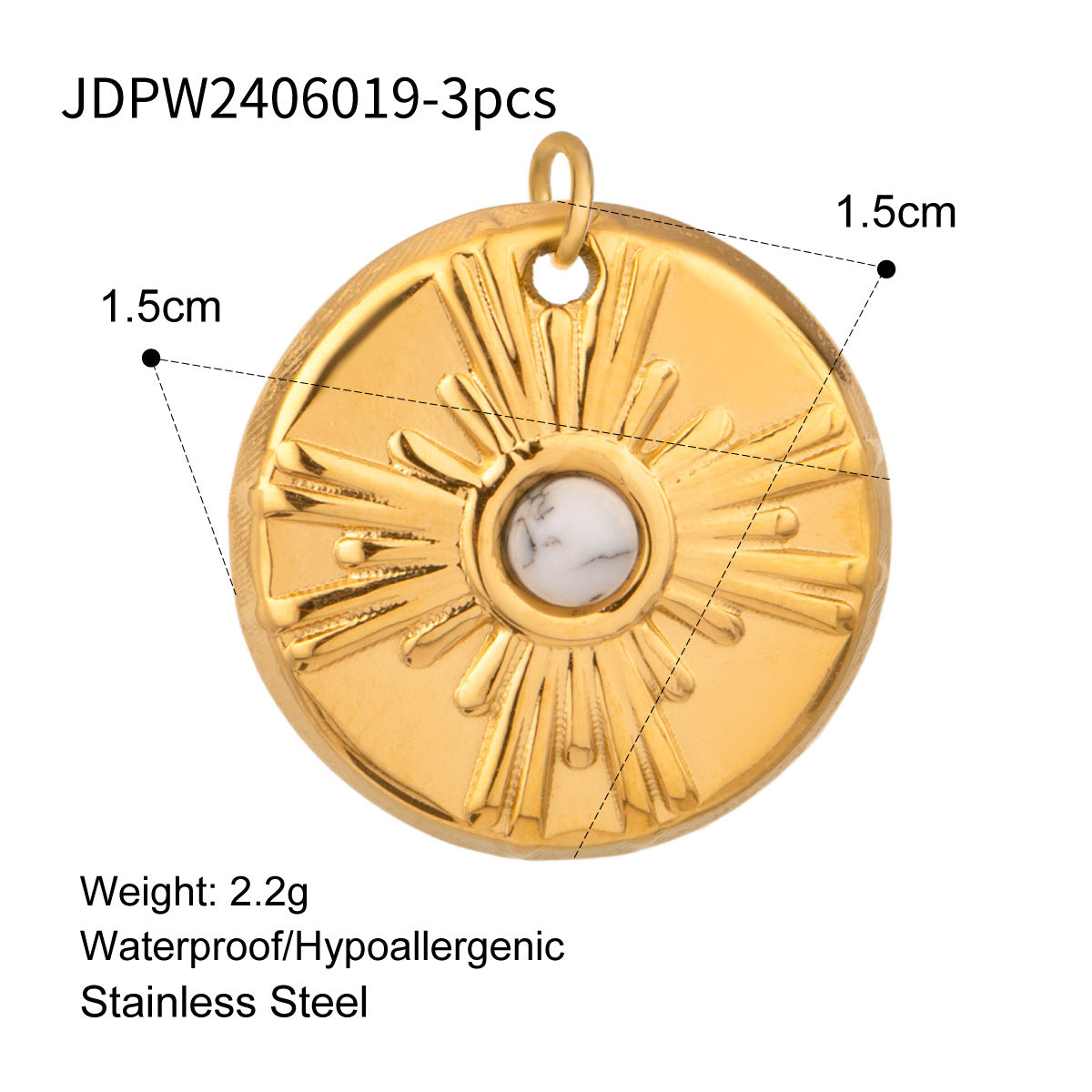 Damen Anhänger im Stern-Design aus hypoallergenem Edelstahl Shop Nory