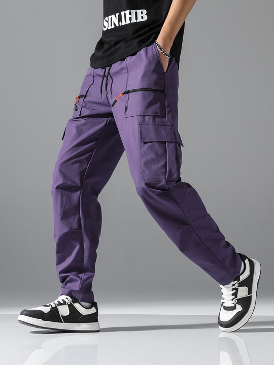 Herren Bequeme Cargo-Hose mit elastischem Bund Shop Nory