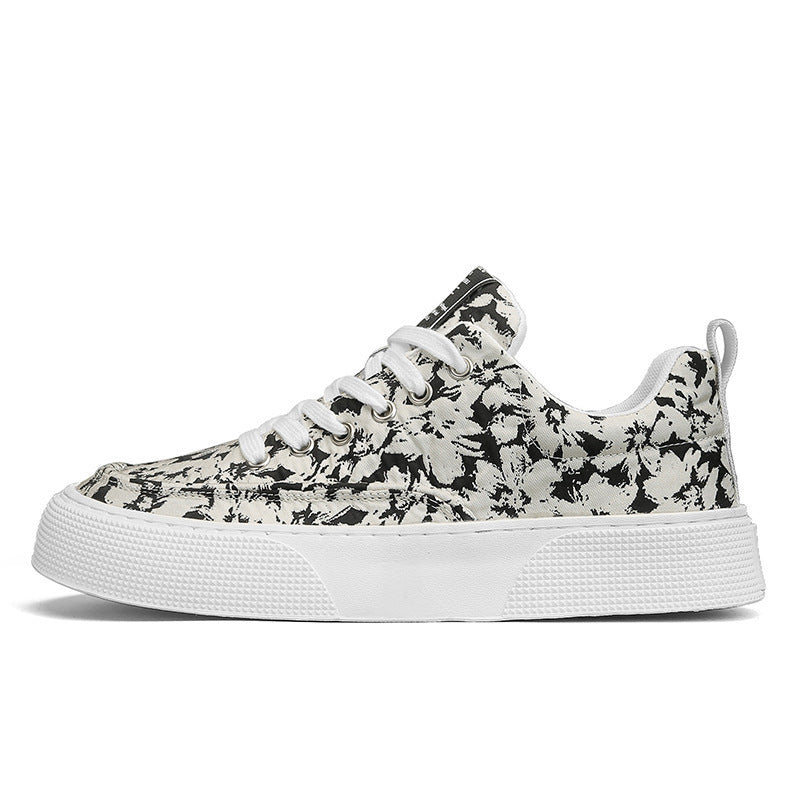 Damen Freizeitsneaker mit floralem Muster und rutschfester Sohle