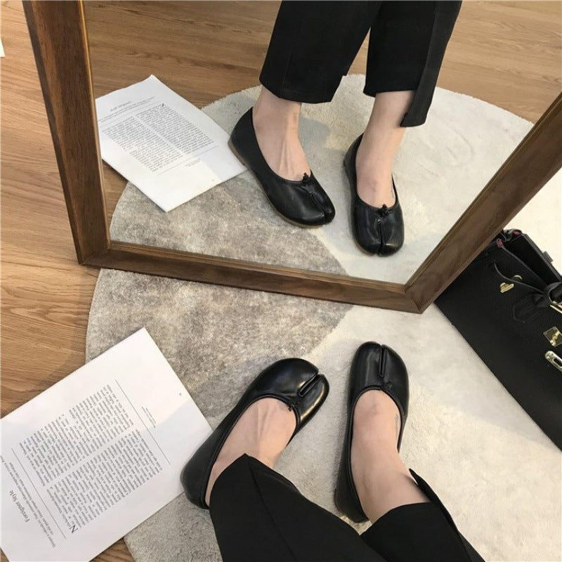 Damen Ballerinas mit eleganter Schlitz-Details und bequemer Innensohle