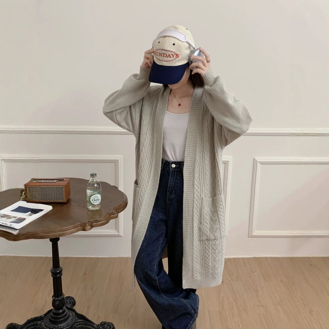Damen Oversized Strickjacke Shop Nory