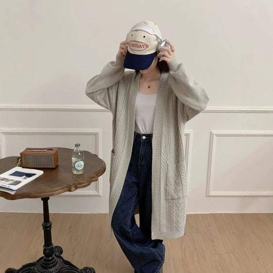 Damen Oversized Strickjacke Shop Nory