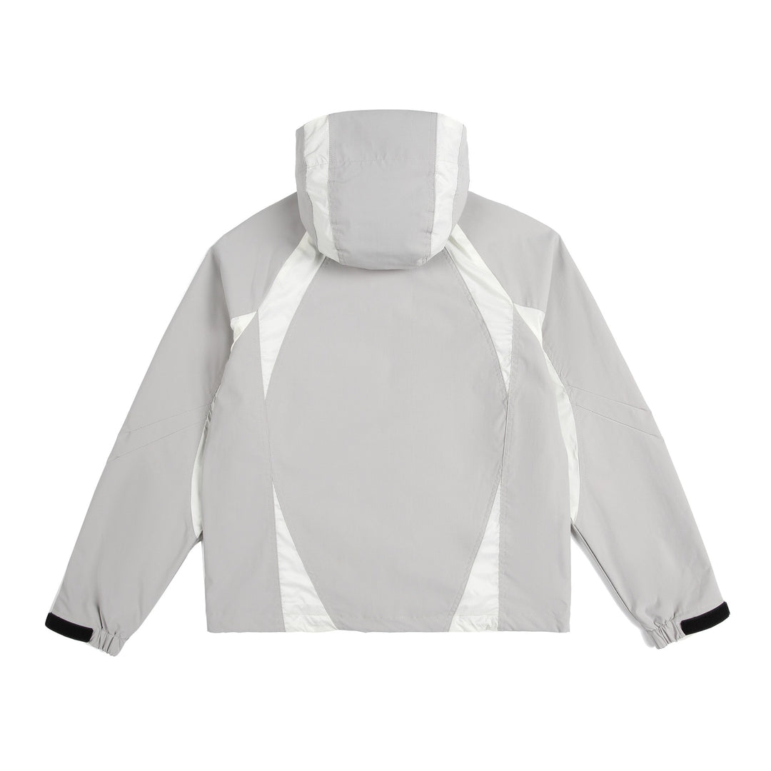 Unisex Leichte Regen- und Softshell-Jacke mit Kapuze, verstellbaren Saum- und Reißverschlusstaschen Shop Nory