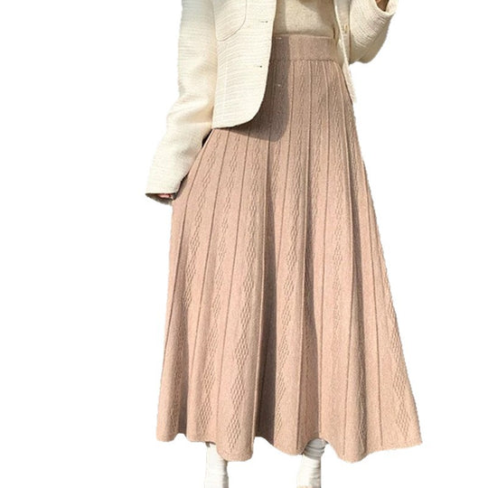 Damen Eleganter Maxirock mit strukturiertem Design Shop Nory