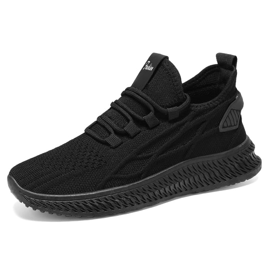 Herren nan gestrickter Slip-On Sneaker mit elastischer Schnürung, sockenähnlichem Schaft und profilierter rutschfester Laufsohle Shop Nory