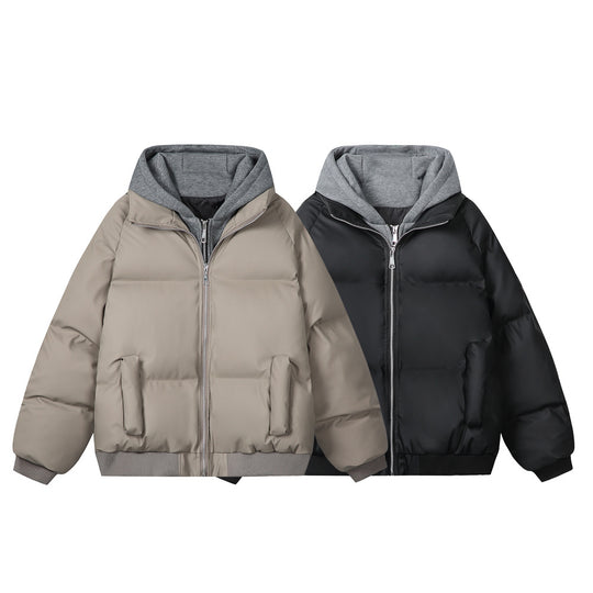 Damen Modische Steppjacke mit abnehmbarer Kapuze Shop Nory