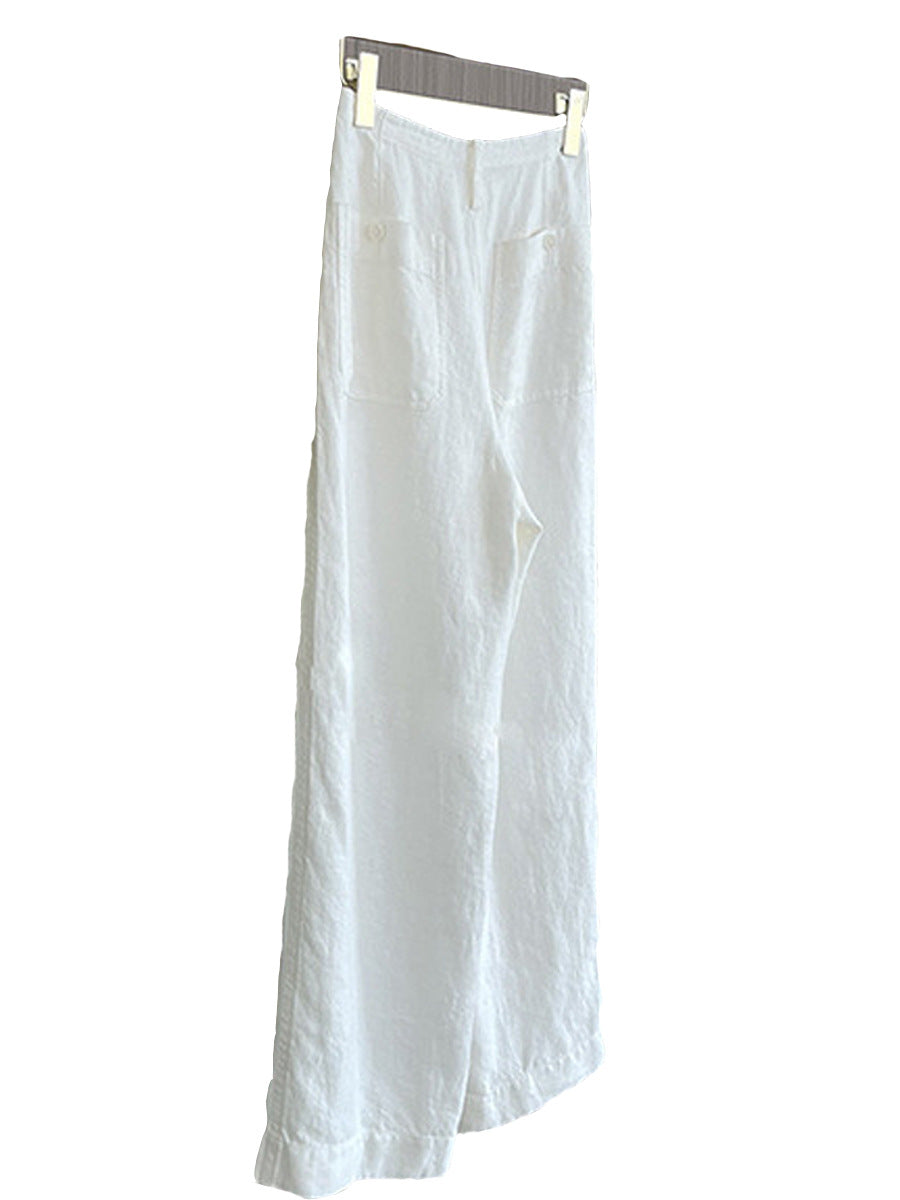 Damen Weite Leinen-Hose Shop Nory