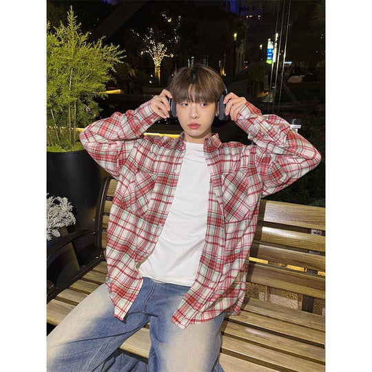 Herren Flanell-Hemd mit Karomuster Shop Nory