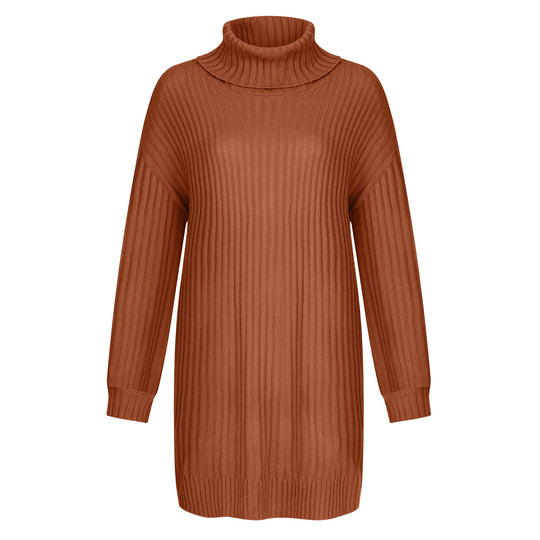 Damen Gerippter Rollkragen-Tunika mit kastigem Oversize-Schnitt Shop Nory