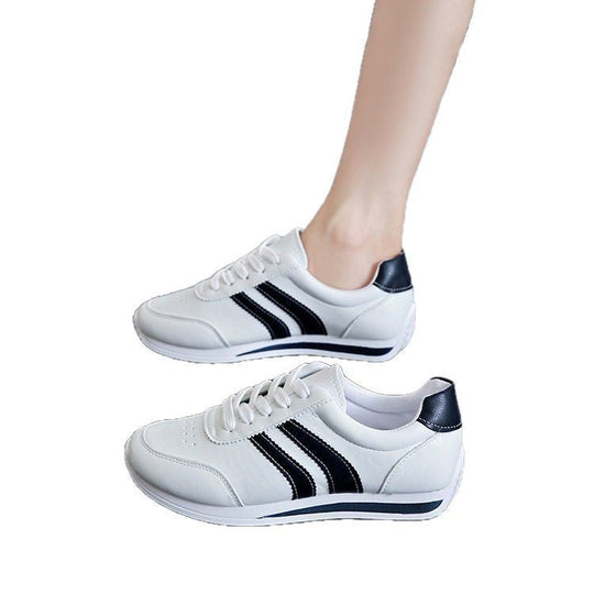 Damen klassische Sneakers mit modischen Streifen