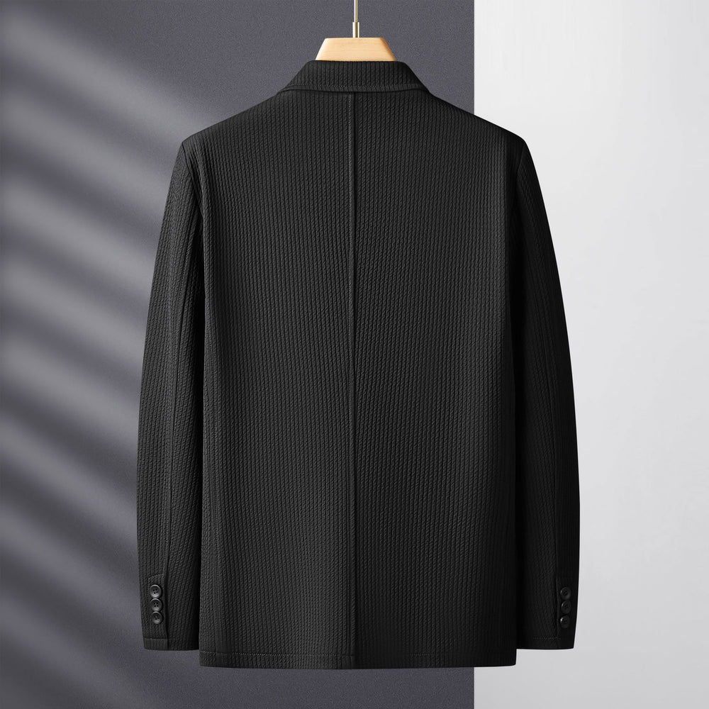 Herren Strukturierter Strickblazer mit Strukturmuster und aufgesetzten Taschen Shop Nory
