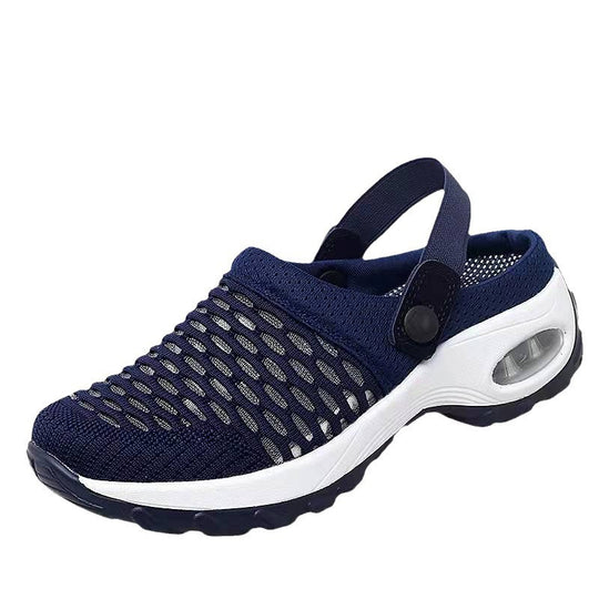 Damen Atmungsaktive Strick-Clogs mit verstellbarem Fersenriemen und stoßdämpfender Komfortsohle Shop Nory