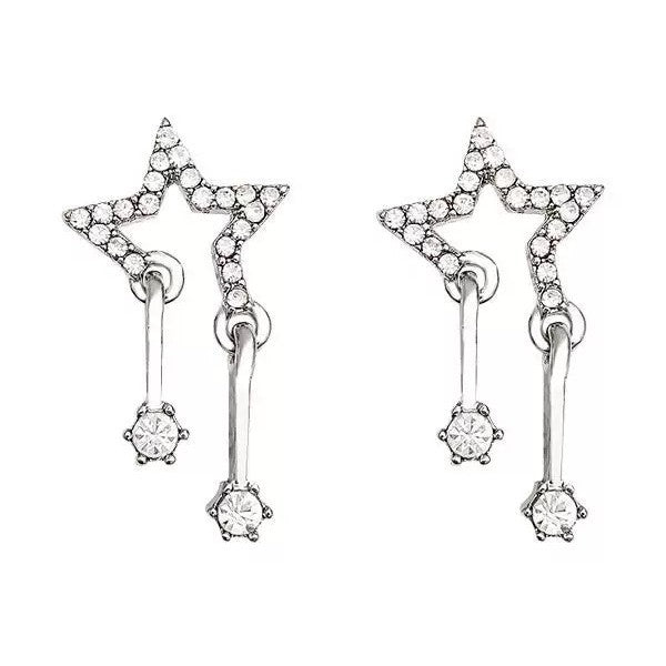 Damen Ohrringe mit funkelndem Stern-Design und eleganten Kristallakzenten Shop Nory