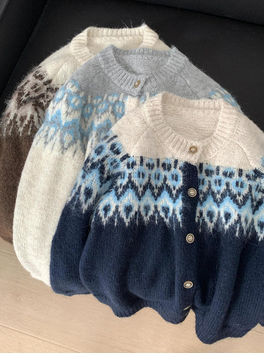 Damen Kuschelige Strickjacke Shop Nory